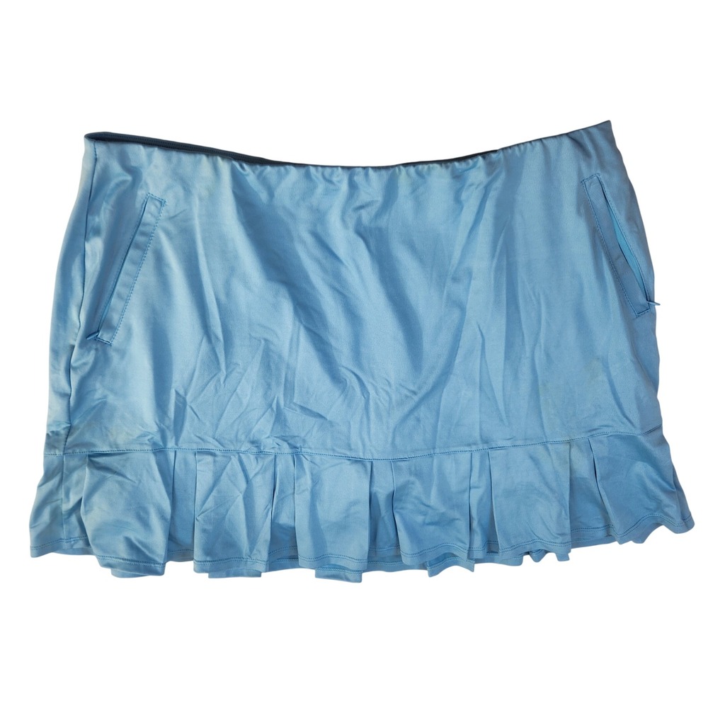 Tail Womens XL Blue Pleated Athletic Golf Tennis Skort Pockets Activewear